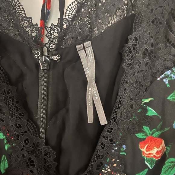 NWT Anthropologie Long Sleeve Lace Mini Dress - Picture 7 of 9